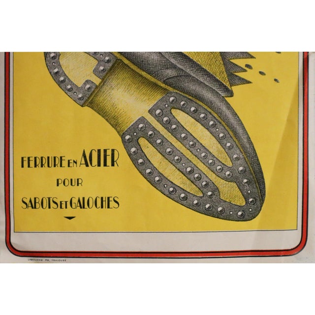 1920s 1920s French Advertisement, Labouche Frères, "Ferrure Sanclou" For Sale - Image 5 of 5