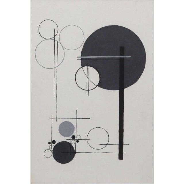 Framed Bauhaus Painting Chairish