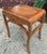 Mid-Century Modern Walnut French Style End Table With Curved Legs and One Drawer For Sale - Image 3 of 8
