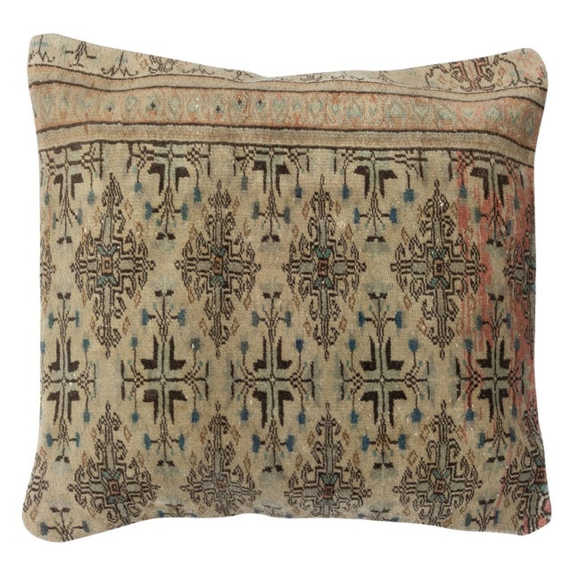 Bring history and warmth into your home with this vintage handmade Turkish wool rug cushion cover set. This pair of...