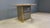 Metal Vintage Round Granite and Brass Center Table from Belgo Chrom, 1970s For Sale - Image 7 of 18