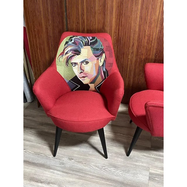 Set of Pop Art Armchairs, 1950s For Sale - Image 12 of 14