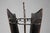 Metal Mid-Century Modern Magazine Rack in Hammered Copper, France, 1890s For Sale - Image 7 of 11