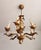 Baroque Vintage Florentine Chandelier Gilded in Gold Leaf, 1940s For Sale - Image 3 of 18