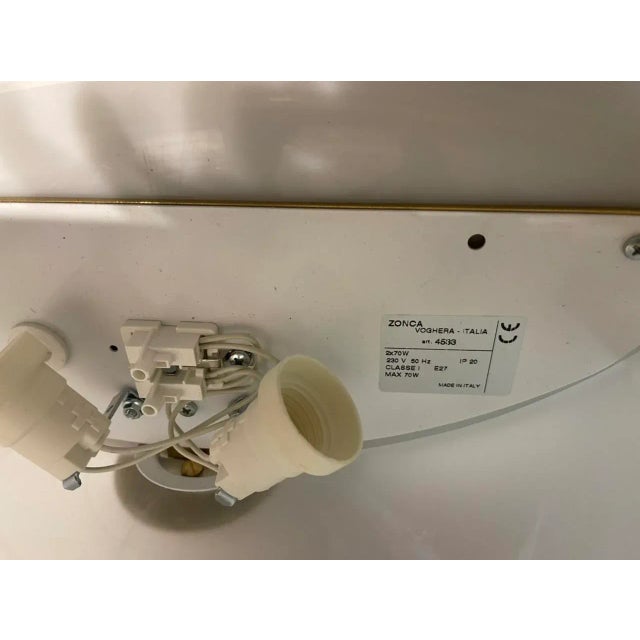 White Italian Murano Glass Sconces, 1980s, Set of 2 For Sale - Image 8 of 9