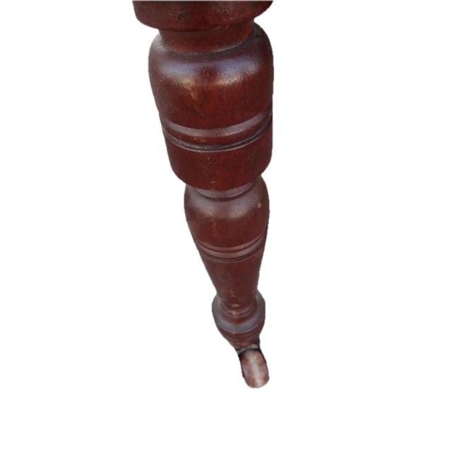 Brown 19th Century Victorian Eastlake Carved Walnut Upholstered Side Chair For Sale - Image 8 of 18