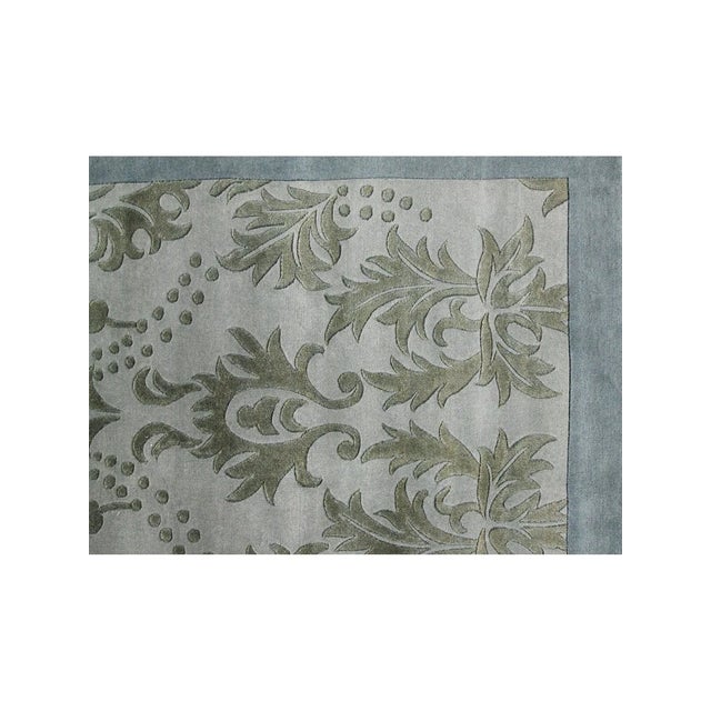 Handwoven Transitional Tibetan Area Rug 6x9 For Sale In Dallas - Image 6 of 12