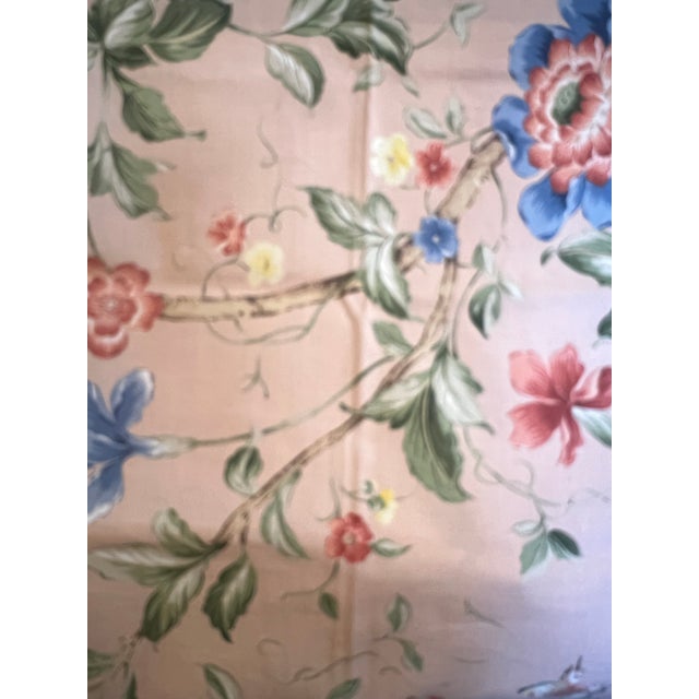 The House of Scalamandre Vintage Scalamandre Floral Print Fabric For Sale - Image 4 of 5