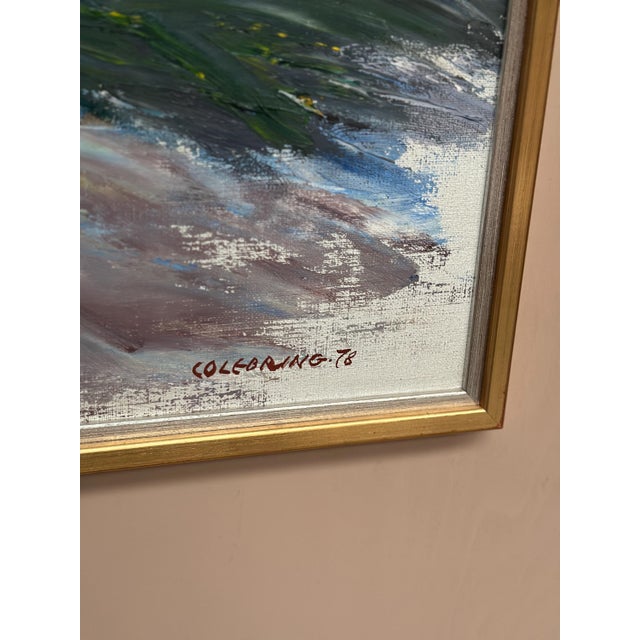 1970s Johny Colebring, Abstract Composition, 1978, Oil Painting on Canvas, Framed For Sale - Image 5 of 12