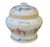 This exquisite lidded Chinese Porcelain Famille Rose Tea Caddy Jar stands 9.5" in height and is 10" in diameter. Its...