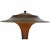 Fog and Mørup Torch lamp, designed in the 1930s. The lamp base and shade are made of brass with patina, and the pillar of...