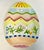 American 1980s Vintage Fitz & Floyd Hand Painted Easter Egg Dish. For Sale - Image 3 of 8