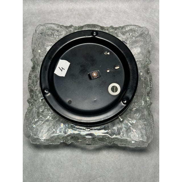 Vintage Glass Flush Mount Ceiling Light from RZB, Germany, 1970s For Sale - Image 10 of 12