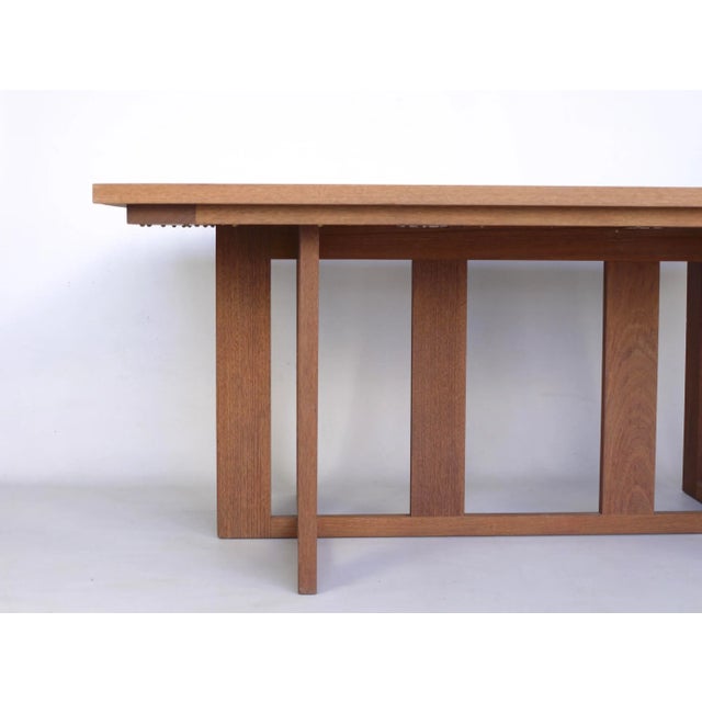 Solid Merbau Dining Table by Hans van der Laan & Harry van Hal, 1979 For Sale - Image 14 of 18