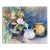 1980s Tollie Davis Floral Still Life With Pottery For Sale