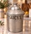 Metal 1940s French-Style Graduated Aluminum Kitchen Canister Set, 5 Pieces For Sale - Image 7 of 10