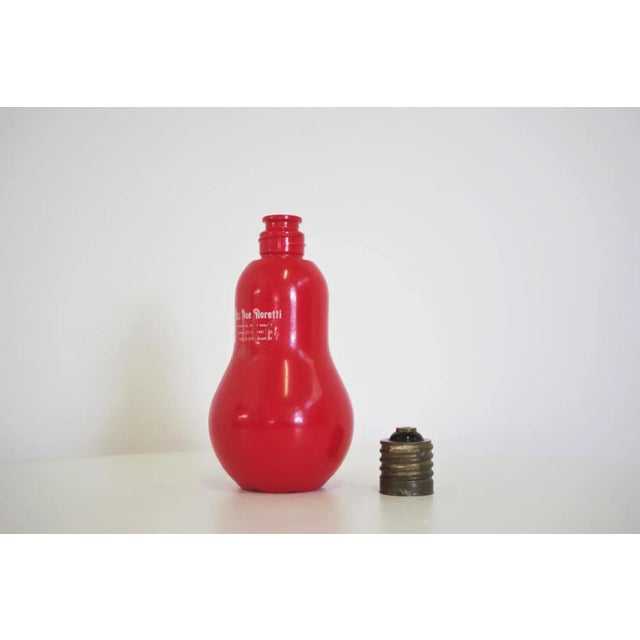 Light Bulb-Shaped Bottle from Due Moretti Cremacaffè, 1970s For Sale - Image 10 of 12