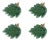 Bordallo Pinheiro Countryside Leaves Oak Tree Leaf With Bee, Set of 4 For Sale