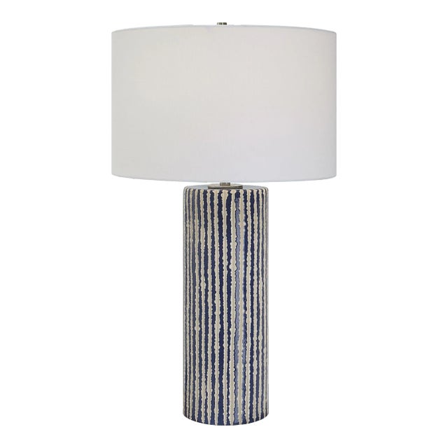 Havana Blue Table Lamp For Sale