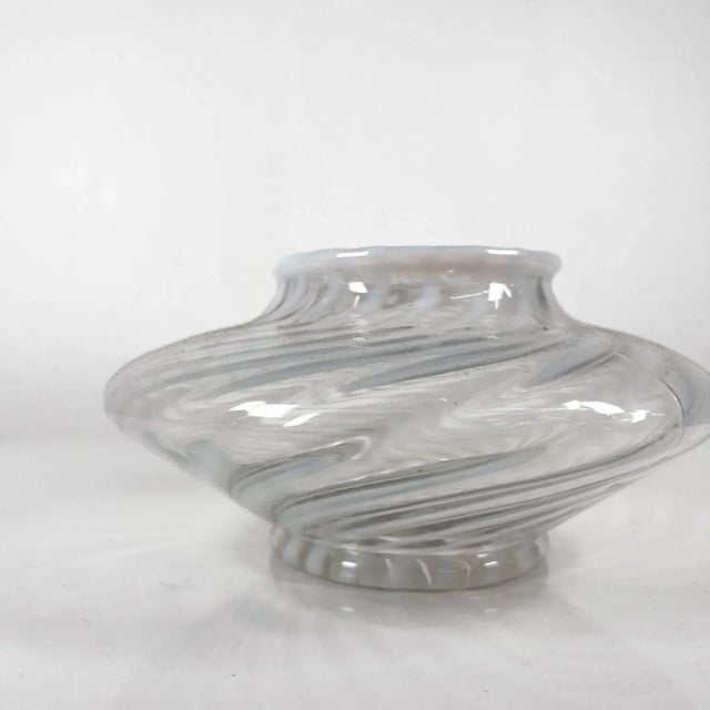 1960s Swirled Art Glass Modern Vase For Sale In San Diego - Image 6 of 6