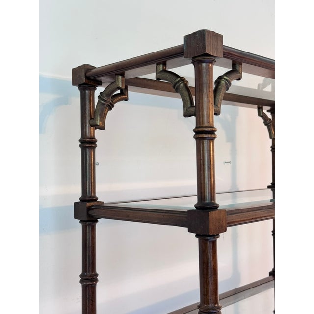 1970s Faux Bamboo Etagere by Lane For Sale - Image 10 of 18