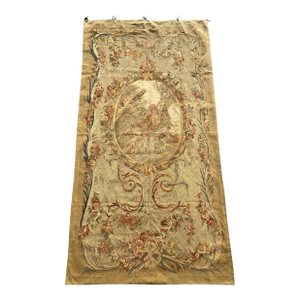 Large Antique 19th C French Aubusson Tapestry