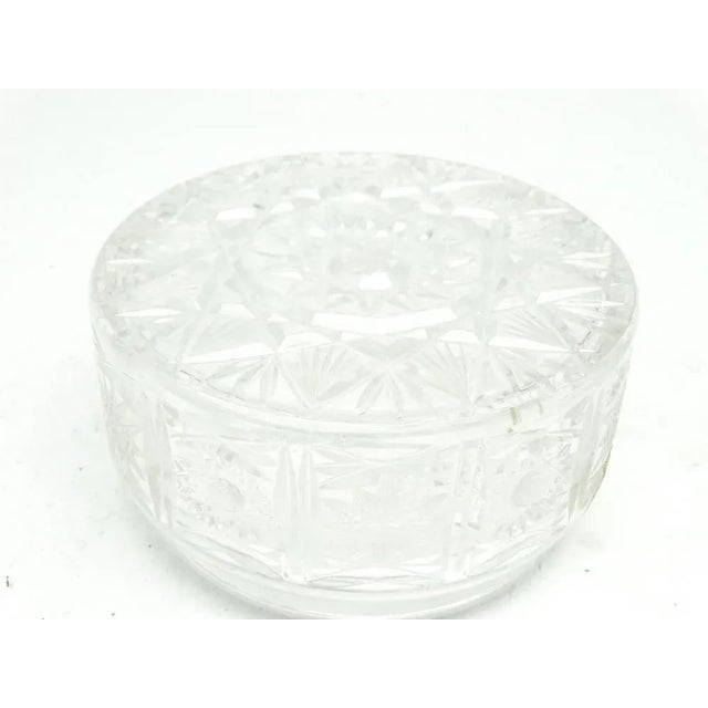 Czechoslovakian Crystal Candyer, 1970s For Sale - Image 6 of 8