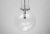 Metal Large Mid-Century Modern Glass Pendant Lamp, 1960s For Sale - Image 7 of 12