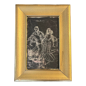 1970’s Original Abstract Dancing Figures Etching