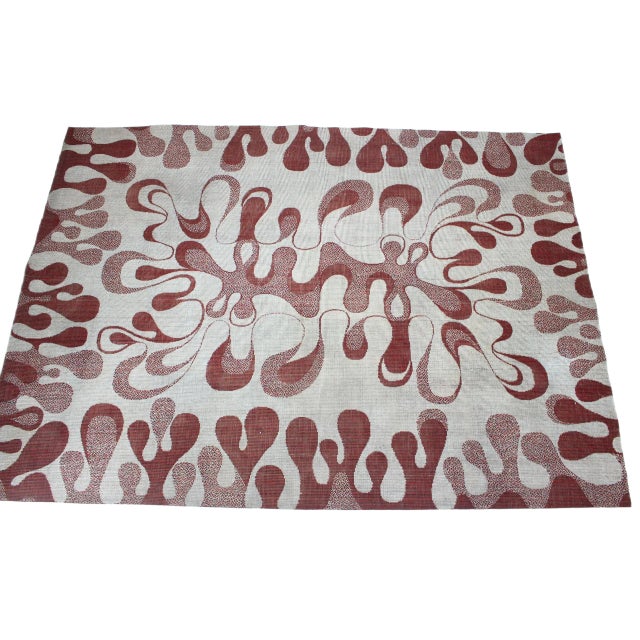 Modernist Abstract Carpet, 1960s For Sale