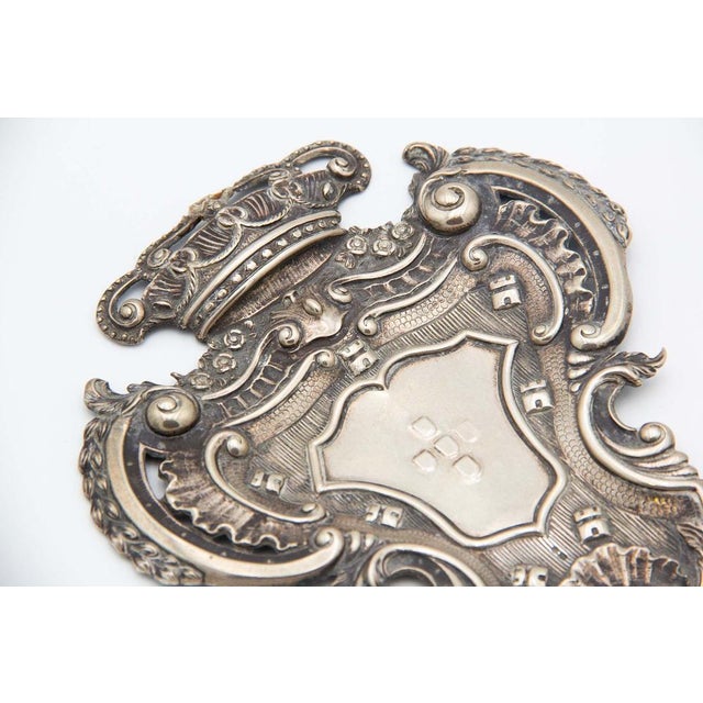 Wall Frame with Reliefs of the Coat of Arms of Portugal, in Good conditions.