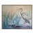 1960s Lee Reynolds Tropical Palm Beach Regency Birds Postmodern Painting For Sale