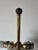 White 1980s Postmodern Crackle Glazed Ceramic Table Lamp With Metal Conical Shade For Sale - Image 8 of 12