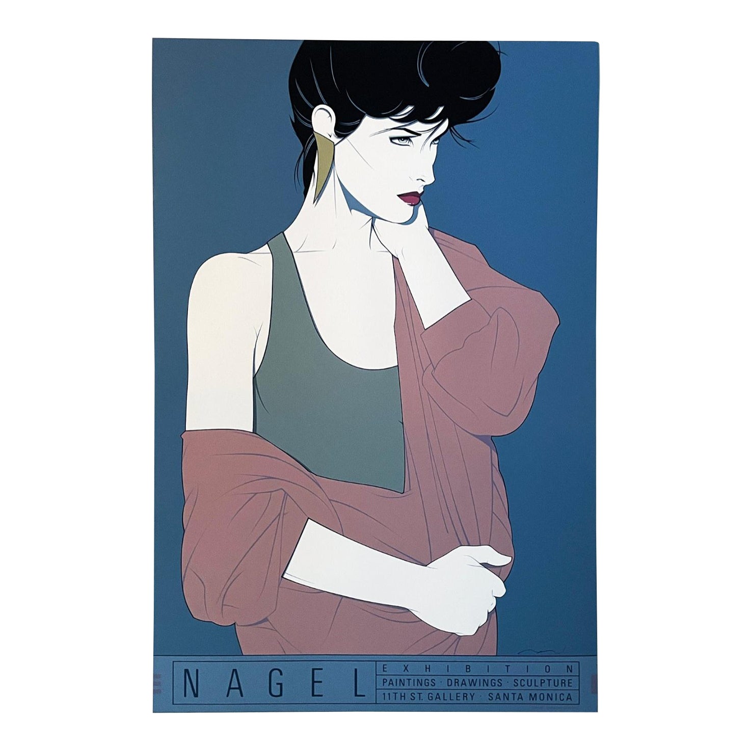 Patrick Nagel “Exhibition” Serigraph No. 10 – Mirage Editions