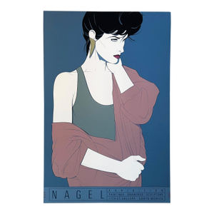 Patrick Nagel “Exhibition” Serigraph No. 10 – Mirage Editions, From the Collection of Lisah Runninghorse