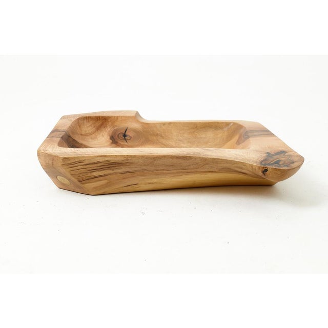 Contemporary Live Edge Wood Bathroom Sink by Logniture For Sale - Image 3 of 18