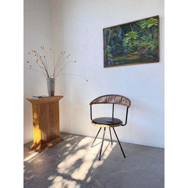 1950s Rattan Chair from Dirk Van Sliedregt, 1950s For Sale - Image 5 of 18