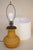 1960s Sublime Atomic Modern Rattan Wicker Basket Weave Chimney Brass Table Lamp For Sale - Image 9 of 9