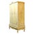 This vintage Niccolini Italia Rococo armoire, dating to approximately 1940, features a custom painted finish with delicate...