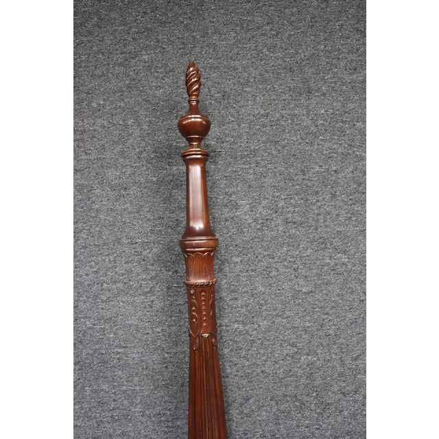 Kincaid Cherry Queen Four Poster Bed For Sale - Image 12 of 14