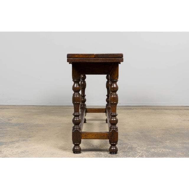 Early 19th Century French Alpine Oak Folding Table For Sale In New York - Image 6 of 17