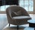 Ralph Pucci Attributed to Patrick Naggar Club Curved Chair in Dedar Vladimiro/ Gris Cendre Fabric From Ralph Pucci - Set of 2 For Sale - Image 4 of 10