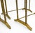 Mid 20th Century Set of MCM Solid Brass Faux Bamboo Glass Top Nesting Side End Tables Stands For Sale - Image 5 of 15