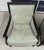 Sky Blue Pair of Ethan Allen Giselle Cut-Velvet Upholstered Bergère Chairs For Sale - Image 8 of 16