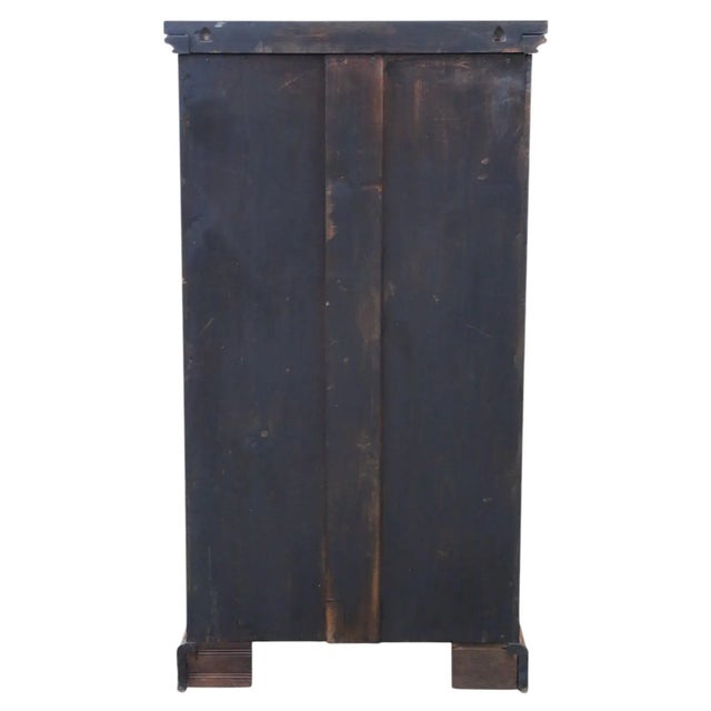 Wood Antique Oak Wellington Chest of 7 Drawers attributed to Edwards & Roberts, 19th Century For Sale - Image 7 of 10