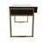 Martin Furniture Axis Collection Contemporary Modern 64" Writing Desk - Mocha Finish W. Bronze Finished Metal Frame For Sale - Image 13 of 15