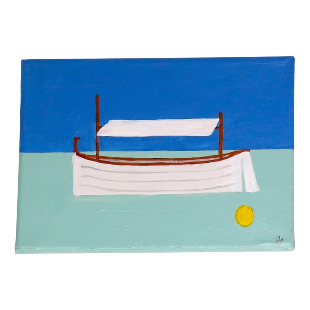 Octavia Campbell-Davy, Petit Llaut, Acrylic on Canvas, Framed For Sale