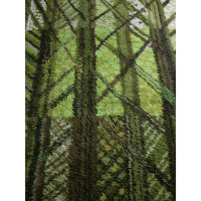 Kolmården Pure Wool Rya Rug by Marianne Richter, 1950 For Sale - Image 4 of 5