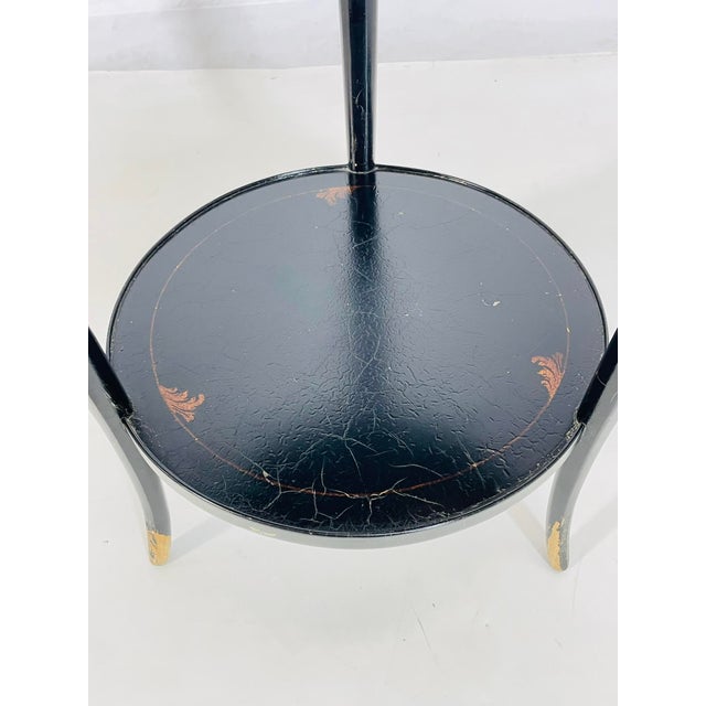 1980s 1980s Asian Style End Table Made in Italy by William Switzer For Sale - Image 5 of 12