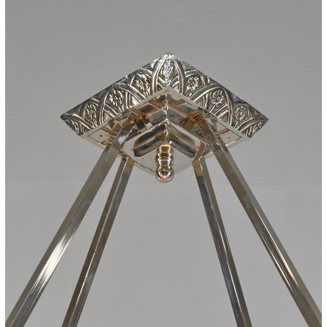 French Art Deco Pendant Light by Loys Lucha 1930 France For Sale - Image 12 of 14